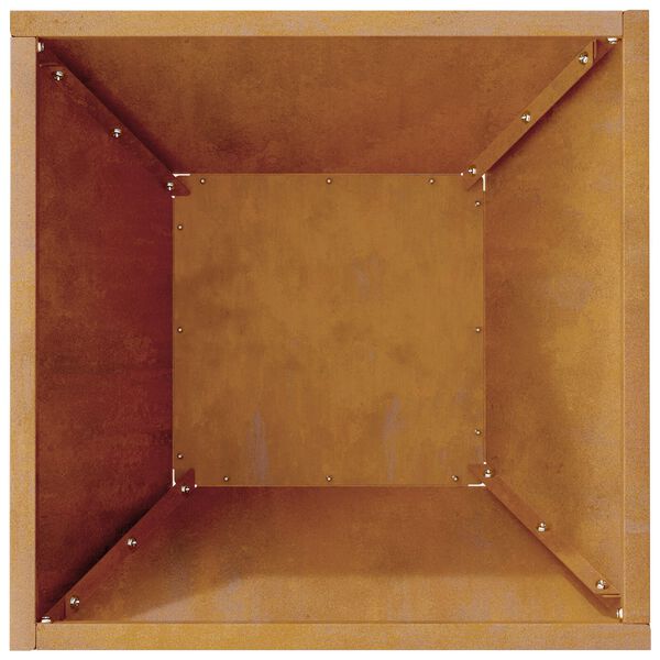 vidaXL Γλάστρα Κήπου Σκ rusty 35 x 35 x 15 εκ.