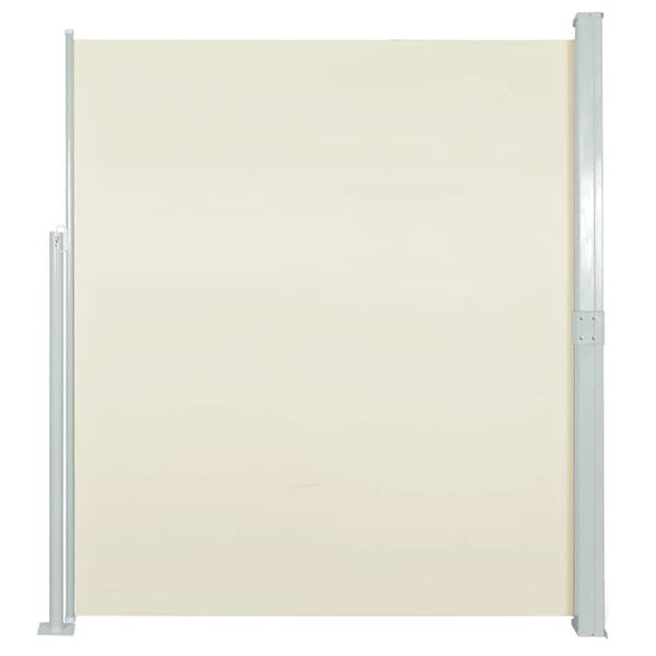 vidaXL Σκίαστρο Πλαϊνό Συρόμενο Κρεμ 160 x 500 εκ.