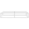 vidaXL Πλαίσιο κρεβατιού χωρίς στρώμα Λευκό 180x200 cm Μεταλλικό