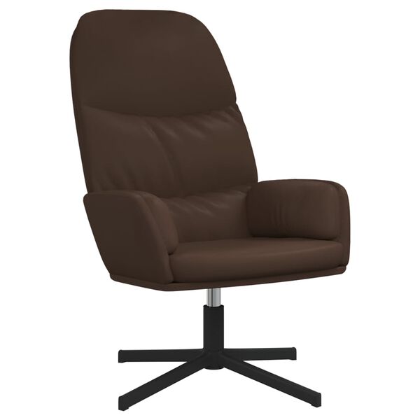 vidaXL Πολυθρόνα Relax Καφέ από Συνθετικό Δέρμα