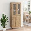 vidaXL Highboard 2 pcs Artisan Oak &Epsilon;&pi;&epsilon;&xi;&epsilon;&rho;&gamma;&alpha;&sigma;&mu;έ&nu;&omicron; &xi;ύ&lambda;&omicron;