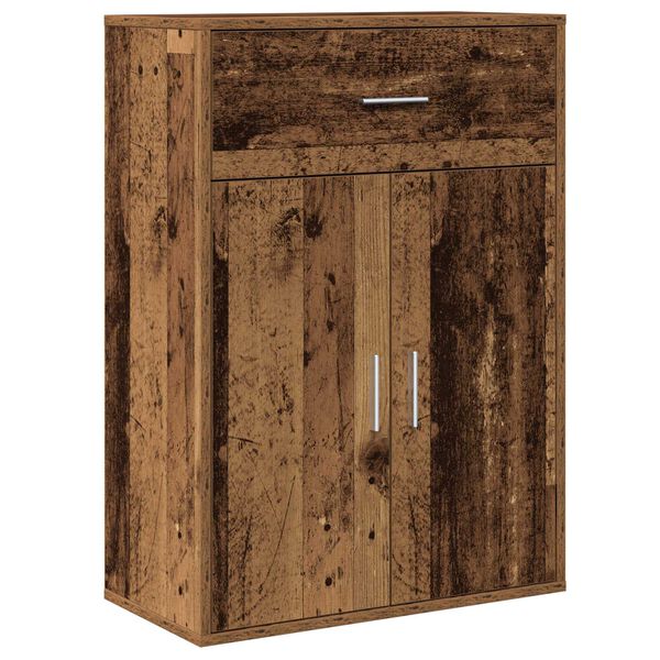 vidaXL Πλαϊνό γραφείο Παλιό ξύλο 79 x 38 x 80 εκ. Επεξεργασμένο ξύλο