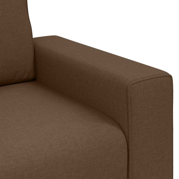 vidaXL Καναπές με μαξιλάρι Καφέ 100 x 77 x 82 εκ ύφασμα