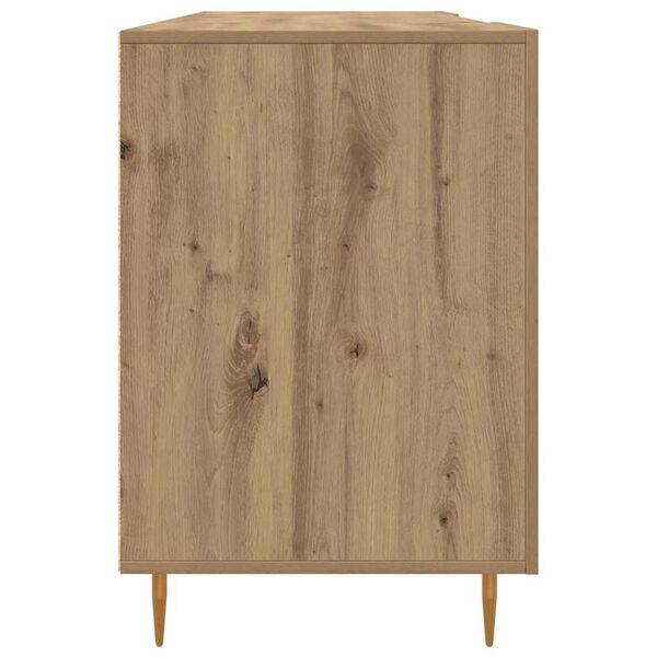 vidaXL Γραφείο artisan δρυς 140 x 50 x 75 εκ. Επεξεργασμένο ξύλο