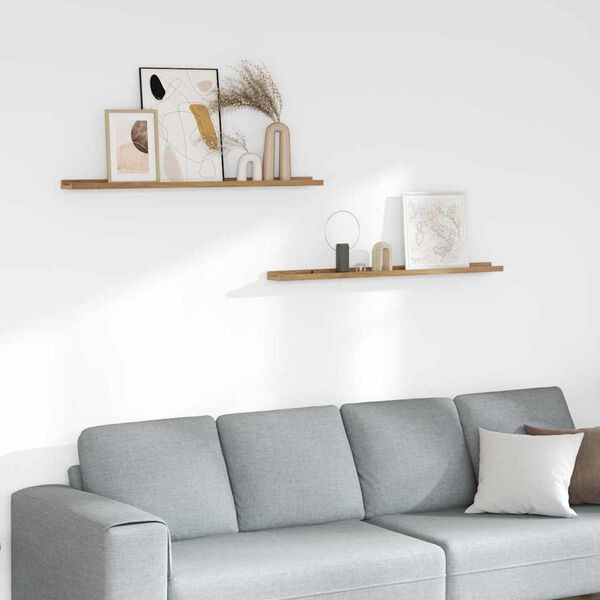 vidaXL &Rho;ά&phi;&iota; &Tau;&omicron;ί&chi;&omicron;&upsilon; 2 pcs &Kappa;&alpha;&phi;έ 100 x 9 x 3 cm &Epsilon;&pi;&epsilon;&xi;&epsilon;&rho;&gamma;&alpha;&sigma;&mu;έ&nu;&omicron; &xi;ύ&lambda;&omicron;