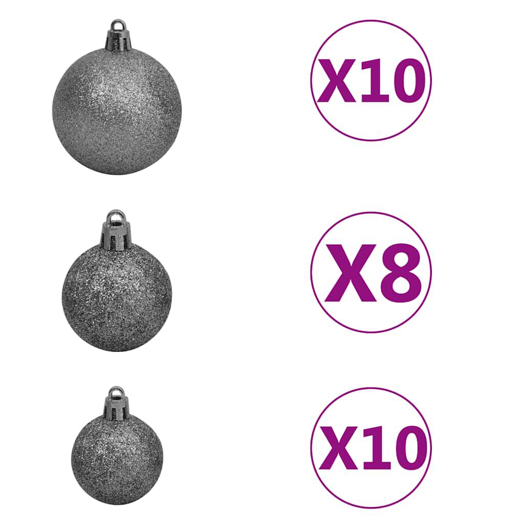 vidaXL Χριστουγεν. Δέντρο Τεχνητό Αρθρωτό με 300 LED & Μπάλες 300 εκ.