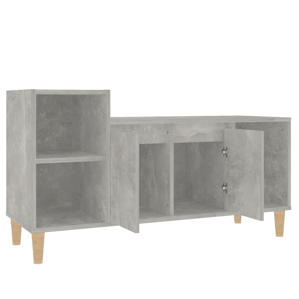 vidaXL Έπιπλο Τηλεόρασης Γκρι Σκυρ. 100x35x55 εκ. Επεξ. Ξύλο