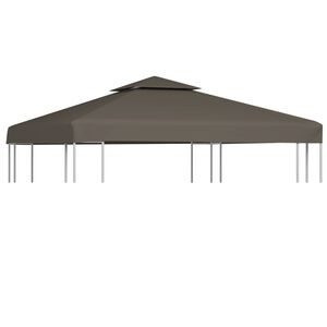 vidaXL &Kappa;ά&lambda;&upsilon;&mu;&mu;&alpha; &gamma;&iota;&alpha; &Kappa;&iota;ό&sigma;&kappa;&iota; 2 &Epsilon;&pi;&iota;&pi;έ&delta;&omega;&nu; &Chi;&rho;ώ&mu;&alpha; Taupe 3 x 3 &mu;. 310 &gamma;&rho;./&mu;&sup2;