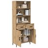 vidaXL Highboard Artisan Oak 69,5 x 34 x 180 &epsilon;&kappa;. &Epsilon;&pi;&epsilon;&xi;&epsilon;&rho;&gamma;&alpha;&sigma;&mu;έ&nu;&omicron; &xi;ύ&lambda;&omicron;
