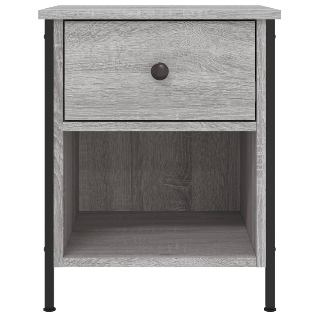 vidaXL Κομοδίνα 2 Τεμ. Γκρι Sonoma 40x42x50 εκ. από Επεξεργασμένο Ξύλο