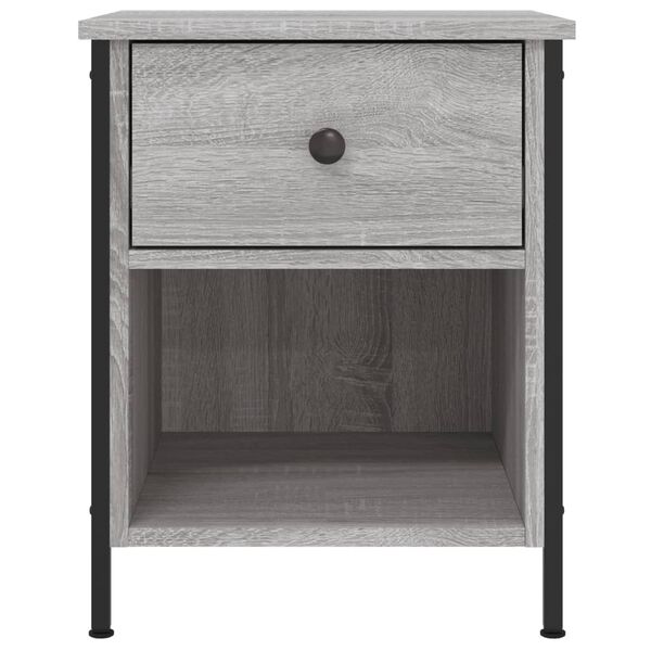 vidaXL Κομοδίνα 2 Τεμ. Γκρι Sonoma 40x42x50 εκ. από Επεξεργασμένο Ξύλο