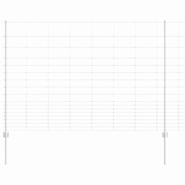 vidaXL Τεντώτο με στήριγμα Ασημί 1,5 x 25 m Ατσάλι