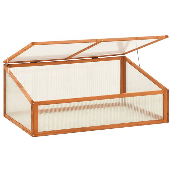 vidaXL Θερμοκήπιο 100 x 65 x 40 εκ. από Ξύλο Ελάτης