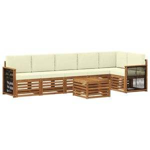 vidaXL &Sigma;&alpha;&lambda;&omicron;&nu;ά&kappa;&iota; &Gamma;&omega;&nu;&iota;&alpha;&kappa;&omicron;ύ &Kappa;&alpha;&nu;&alpha;&pi;έ &mu;&epsilon; &mu;&alpha;&xi;&iota;&lambda;ά&rho;&iota; 6 pcs &Phi;&upsilon;&sigma;&iota;&kappa;ό &kappa;&alpha;&iota; &Kappa;&rho;έ&mu;&alpha;