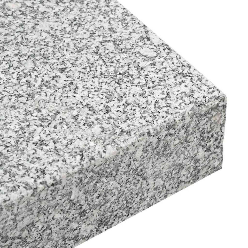 vidaXL Βάση Ομπρέλας Ανοιχτό Γκρι 45 x 25 x 8,3 εκ. από Γρανίτη