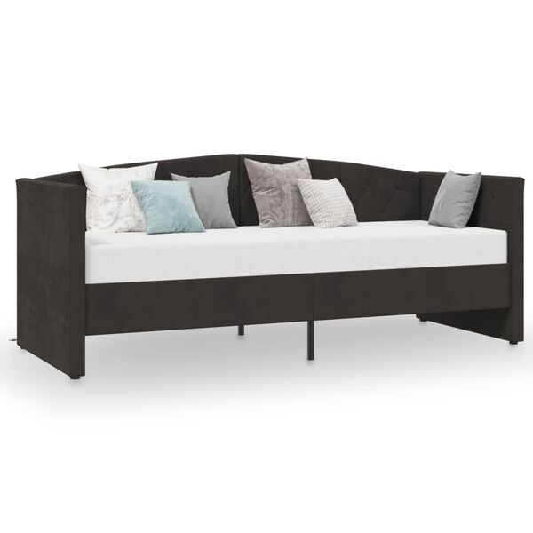 vidaXL &Kappa;&alpha;&nu;&alpha;&pi;έ&sigmaf; &Kappa;&rho;&epsilon;&beta;ά&tau;&iota; &mu;&epsilon; Έ&xi;&omicron;&delta;&omicron; USB &Mu;&alpha;ύ&rho;&omicron;&sigmaf; 90 x 200 &epsilon;&kappa;. &Beta;&epsilon;&lambda;&omicron;ύ&delta;&iota;&nu;&omicron;&sigmaf;