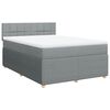 vidaXL &Kappa;&rho;&epsilon;&beta;ά&tau;&iota; Boxspring &mu;&epsilon; &Sigma;&tau;&rho;ώ&mu;&alpha; &Alpha;&nu;&omicron;&iota;&chi;&tau;ό &Gamma;&kappa;&rho;&iota; 140x190 &epsilon;&kappa;. &Upsilon;&phi;&alpha;&sigma;&mu;ά&tau;&iota;&nu;&omicron;