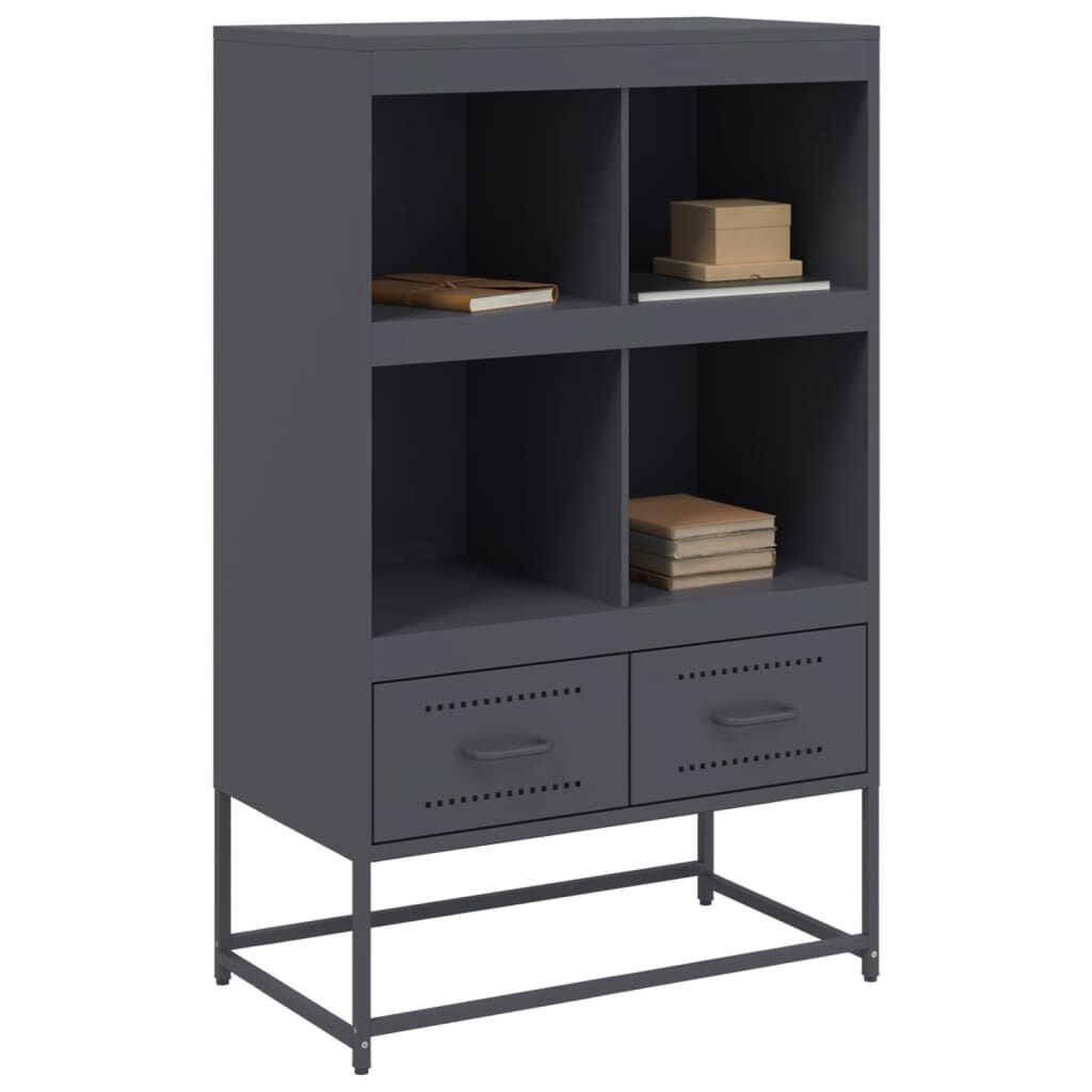 vidaXL Ντουλάπι Ανθρακί 68x39x111,5 εκ. από Χάλυβα