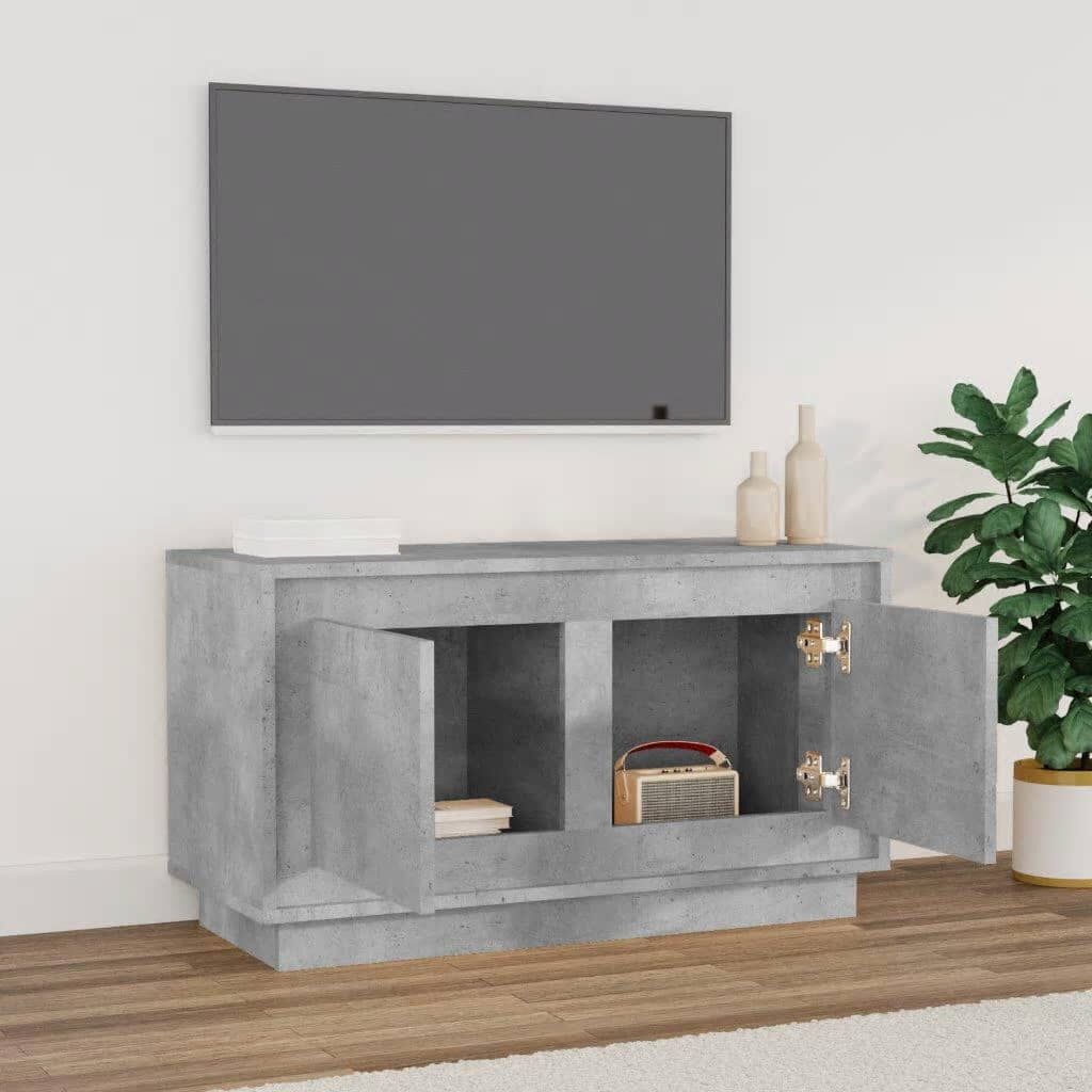 vidaXL Έπιπλο Τηλεόρασης Γκρι Σκυρ. 80x35x45 εκ. Επεξ. Ξύλο