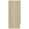 vidaXL Βιτρίνα Χρώμα Sonoma Δρυς 120 x 30,5 x 70 εκ. από Επεξ. Ξύλο