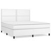 vidaXL &Kappa;&rho;&epsilon;&beta;ά&tau;&iota; Boxspring &mu;&epsilon; &Sigma;&tau;&rho;ώ&mu;&alpha; &Lambda;&epsilon;&upsilon;&kappa;ό 160x200&epsilon;&kappa;.&alpha;&pi;ό &Sigma;&upsilon;&nu;&theta;&epsilon;&tau;&iota;&kappa;ό &Delta;έ&rho;&mu;&alpha;