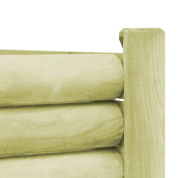 vidaXL Ζαρντινιέρα Υπερυψωμένη 100x60x42 εκ. Εμποτισμένο Ξύλο Πεύκου