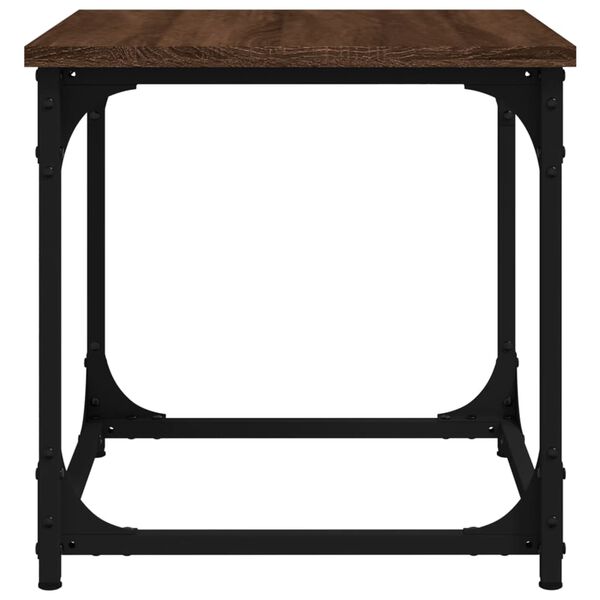 vidaXL Βοηθητικό Τραπέζι Καφέ Δρυς 40x40x40 εκ. Επεξεργασμένο Ξύλο