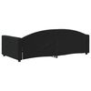 vidaXL Καναπές Κρεβάτι Μαύρος 100 x 200 εκ. Βελούδινος