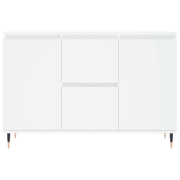 vidaXL Μπουφές Λευκός 101,5 x 35 x 70 εκ. από Επεξεργασμένο Ξύλο