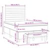 vidaXL &Kappa;&rho;&epsilon;&beta;ά&tau;&iota; Boxspring &mu;&epsilon; &Sigma;&tau;&rho;ώ&mu;&alpha; &Sigma;&kappa;&omicron;ύ&rho;&omicron; &Gamma;&kappa;&rho;&iota; 120x190 &epsilon;&kappa; &Upsilon;&phi;&alpha;&sigma;&mu;ά&tau;&iota;&nu;&omicron;