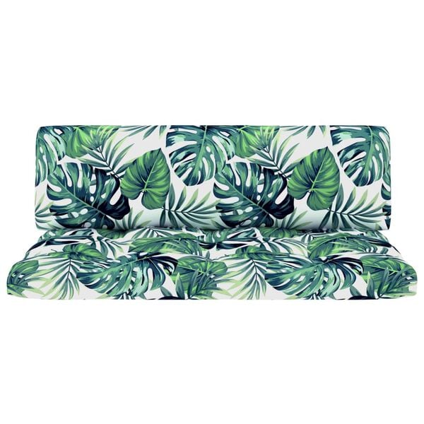 vidaXL Καναπές Κήπου Μεσαίος από Παλέτες Γκρι Ξύλο Πεύκου