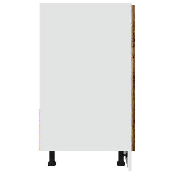 vidaXL Ντουλάπι Νεροχύτη Lyon Παλιό Ξύλο 80x46x81,5 εκ. Μοριοσανίδα