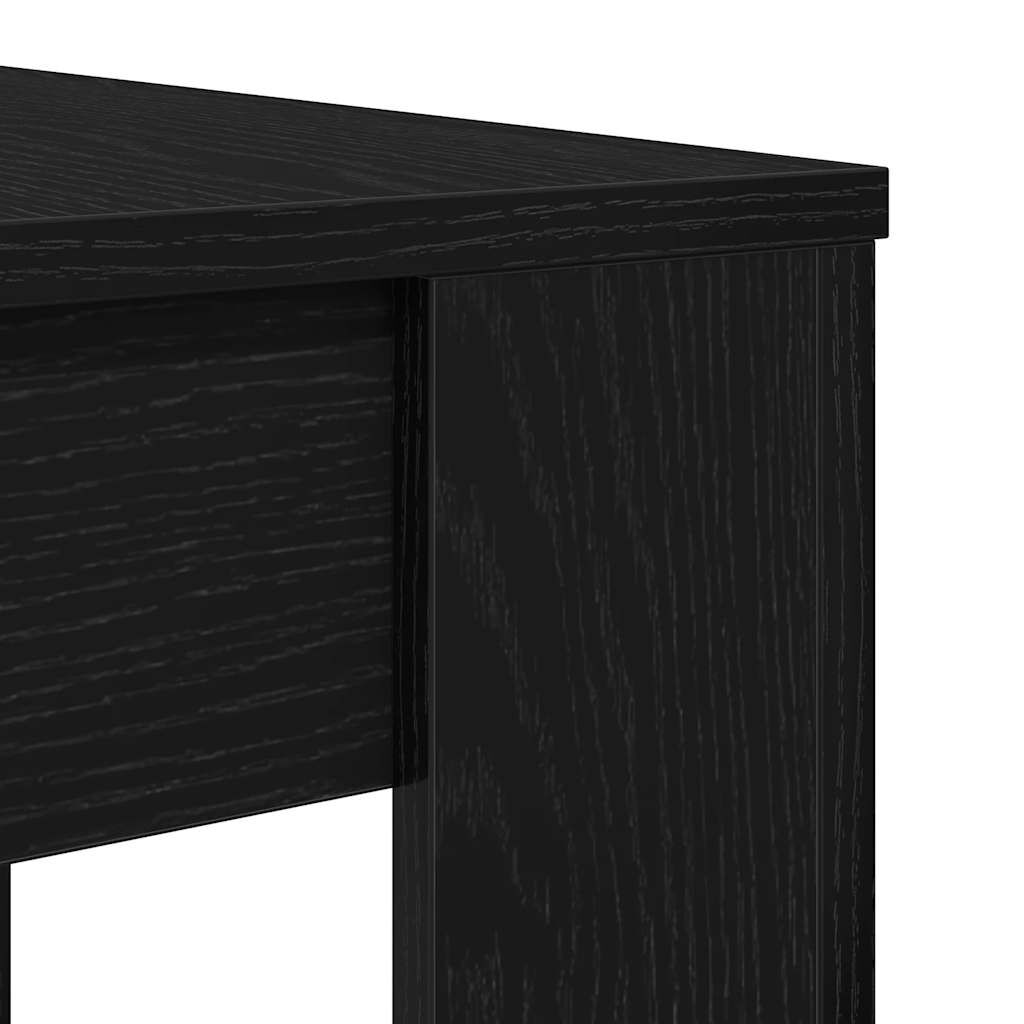 vidaXL Τραπεζαρία Μαύρο Δρυς 120 x 60 x 76 εκ. από Επεξεργασμένο Ξύλο