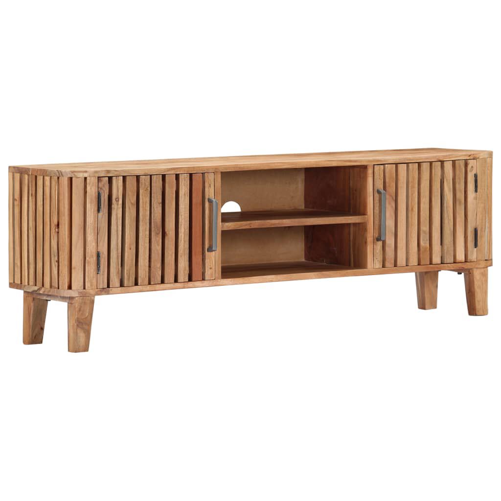 vidaXL Έπιπλο Τηλεόρασης 130 x 30 x 45 εκ. από Μασίφ Ξύλο Ακακίας