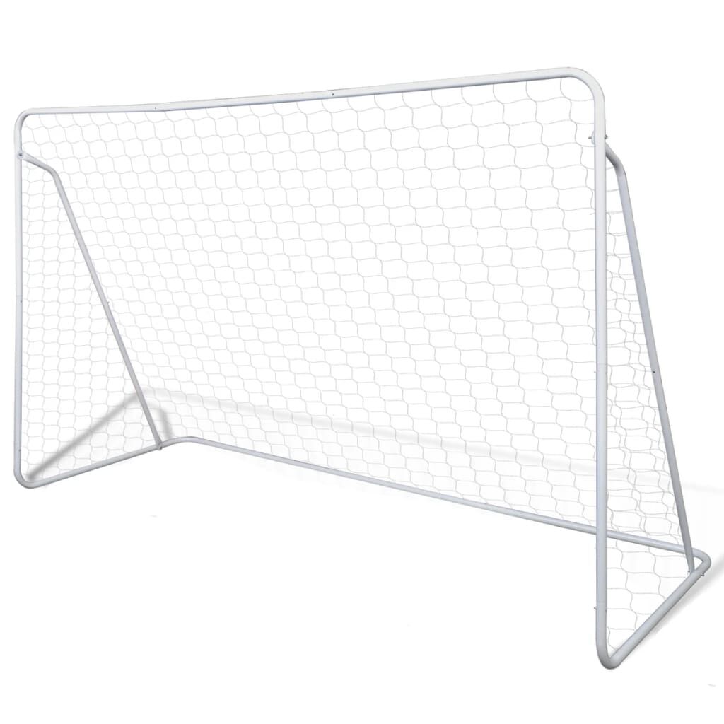 vidaXL Τέρματα Ποδοσφαίρου 2 τεμ. 240 x 90 x 150 εκ. Ατσάλινα