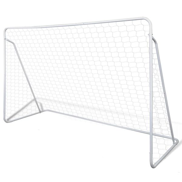 vidaXL Τέρματα Ποδοσφαίρου 2 τεμ. 240 x 90 x 150 εκ. Ατσάλινα