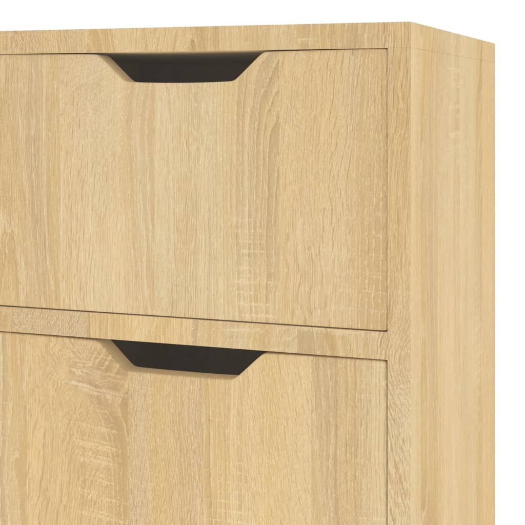 vidaXL Μπουφές Sonoma Δρυς 90x30x72 εκ. Επεξεργασμένο Ξύλο