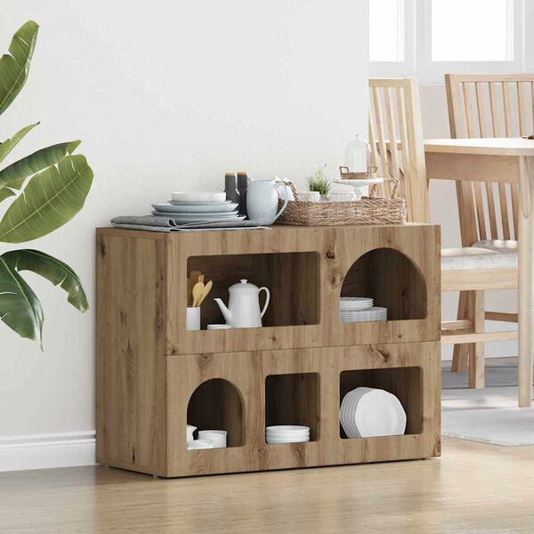 vidaXL &Pi;&lambda;&alpha;ϊ&nu;ό &gamma;&rho;&alpha;&phi;&epsilon;ί&omicron; Artisan Oak 80.5 x 35 x 59 &epsilon;&kappa;.