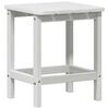 vidaXL Έπιπλα Χαλάρωσης Κήπου 3 pcs Λευκό 38 x 38 x 46cm Πολυαιθυλένιο