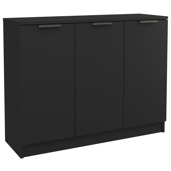 vidaXL Ντουλάπι Μαύρο 90,5 x 30 x 70 εκ. από Επεξεργασμένο Ξύλο
