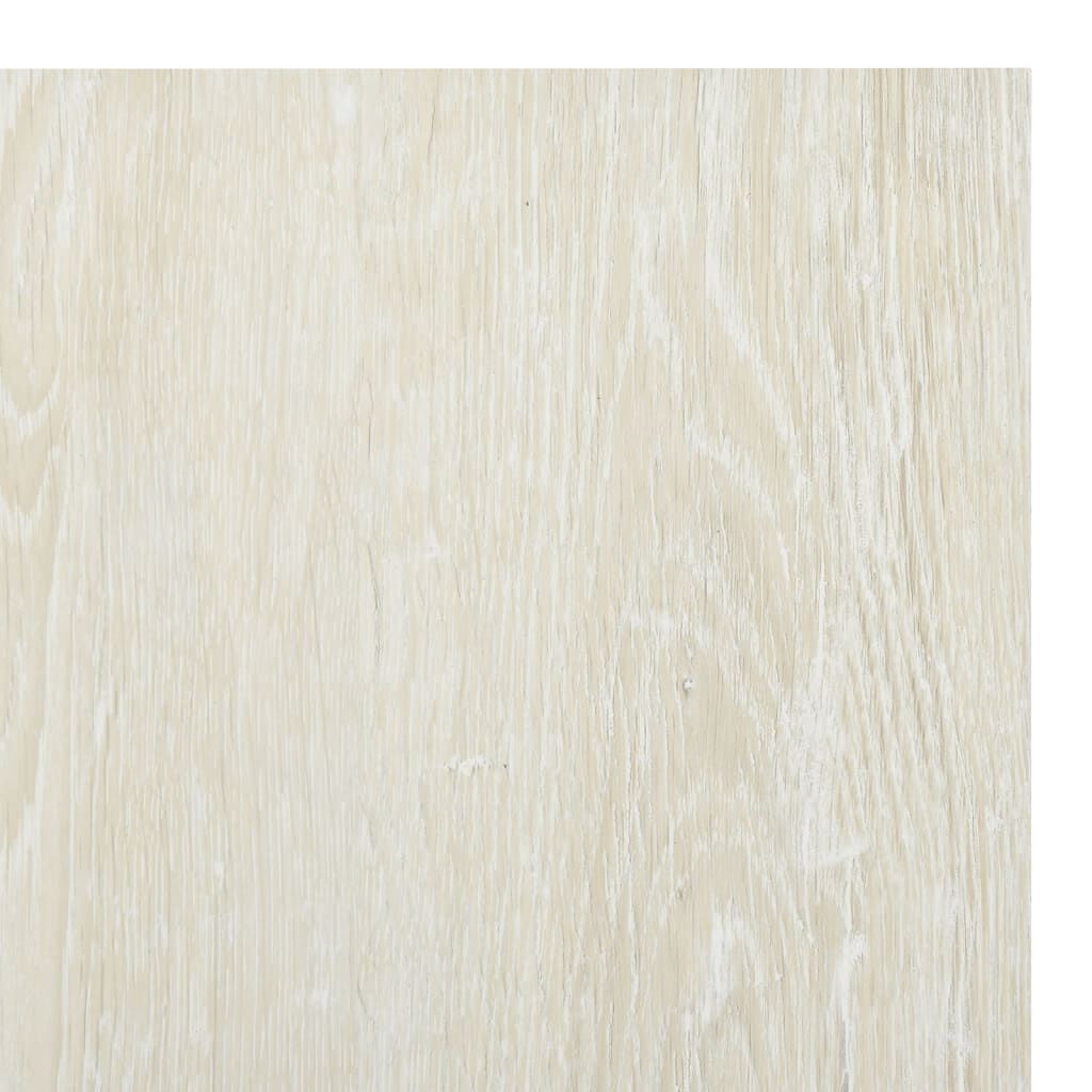 vidaXL Δάπεδο Αυτοκόλλητο Κρεμ 20 τεμ 1,86 μ² από PVC
