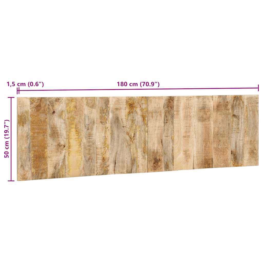 vidaXL κεφαλάρι 180 cm μασίφ ακατέργαστο ξύλο Mango