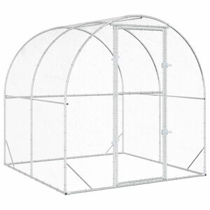 vidaXL &Kappa;&omicron;&tau;έ&tau;&sigma;&iota; &Alpha;&sigma;&eta;&mu;ί 200 x 200 x 200 cm &Gamma;&alpha;&lambda;&beta;&alpha;&nu;&iota;&sigma;&mu;έ&nu;&omicron;&sigmaf; &Chi;ά&lambda;&upsilon;&beta;&alpha;&sigmaf;