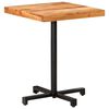 vidaXL Τραπέζι Bistro Τετράγωνο 60 x 60 x 75 εκ. Μασίφ Ξύλο Ακακίας