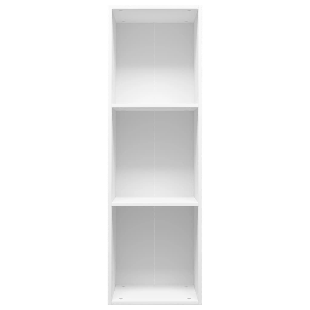 vidaXL Βιβλιοθήκη/Έπιπλο Τηλεόρασης Λευκό 36x30x114 εκ. Επεξ. Ξύλο