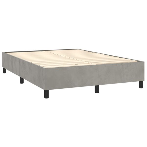 vidaXL &Kappa;&rho;&epsilon;&beta;ά&tau;&iota; Boxspring &mu;&epsilon; &Sigma;&tau;&rho;ώ&mu;&alpha; &Alpha;&nu;&omicron;&iota;&chi;&tau;ό &Gamma;&kappa;&rho;&iota; 140x200 &epsilon;&kappa;. &Beta;&epsilon;&lambda;&omicron;ύ&delta;&iota;&nu;&omicron;