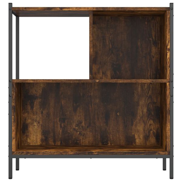 vidaXL Βιβλιοθήκη Καπνιστή Δρυς 72x28x77,5εκ. από Επεξεργασμένο Ξύλο