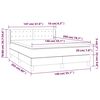 vidaXL &Kappa;&rho;&epsilon;&beta;ά&tau;&iota; Boxspring &mu;&epsilon; &Sigma;&tau;&rho;ώ&mu;&alpha; &Sigma;&kappa;&omicron;ύ&rho;&omicron; &Kappa;&alpha;&phi;έ 140x200 &epsilon;&kappa; &Upsilon;&phi;&alpha;&sigma;&mu;ά&tau;&iota;&nu;&omicron;