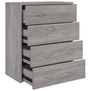 vidaXL &Sigma;&upsilon;&rho;&tau;&alpha;&rho;&iota;έ&rho;&alpha; &mu;&epsilon; 4 &Sigma;&upsilon;&rho;&tau;ά&rho;&iota;&alpha; &Gamma;&kappa;&rho;&iota; Sonoma 60 x 30,5 x 71 &epsilon;&kappa;.