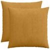 vidaXL &Kappa;ά&lambda;&upsilon;&mu;&mu;&alpha; &Mu;&alpha;&xi;&iota;&lambda;&alpha;&rho;&iota;&omicron;ύ 2 pcs HEERLEN &Kappa;ί&tau;&rho;&iota;&nu;&omicron; 80 x 80 cm &kappa;&omicron;&rho;&nu;&tau;&omicron;&upsilon;&rho;ό&iota;